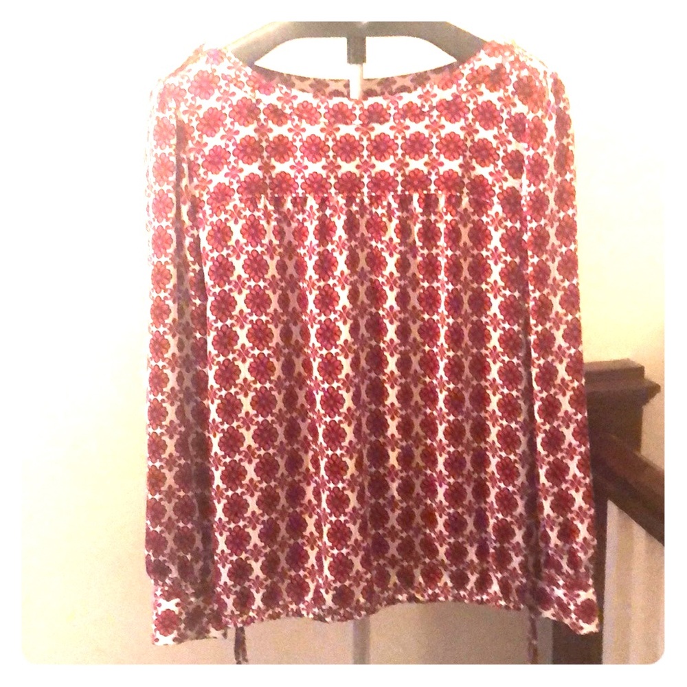 LOFT Beautiful multicolored long sleeved top